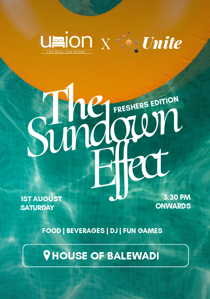 THE SUNDOWN EFFECT - FRESHERS EDITION